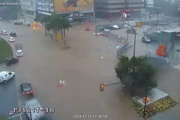 Impacto do fenômeno DANA em Málaga